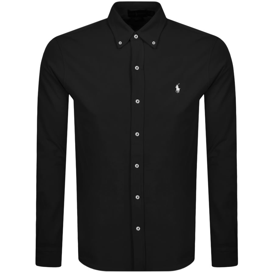 Alternative Image for ProductRalph Lauren Featherweight Mesh Shirt Black1